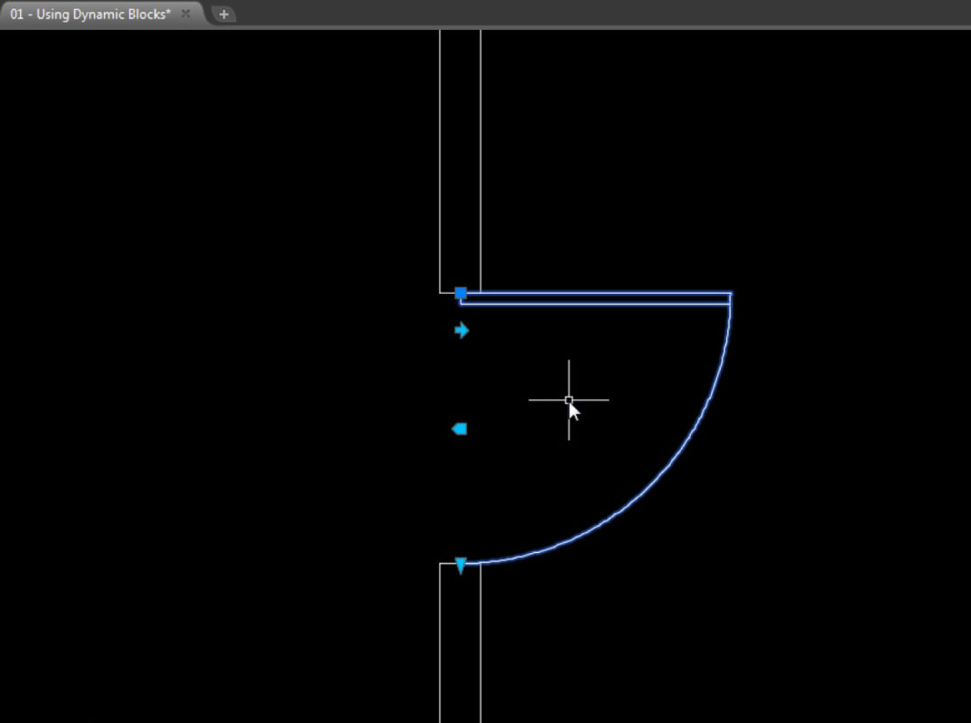 Tính năng dynamic blocks AutoCAD